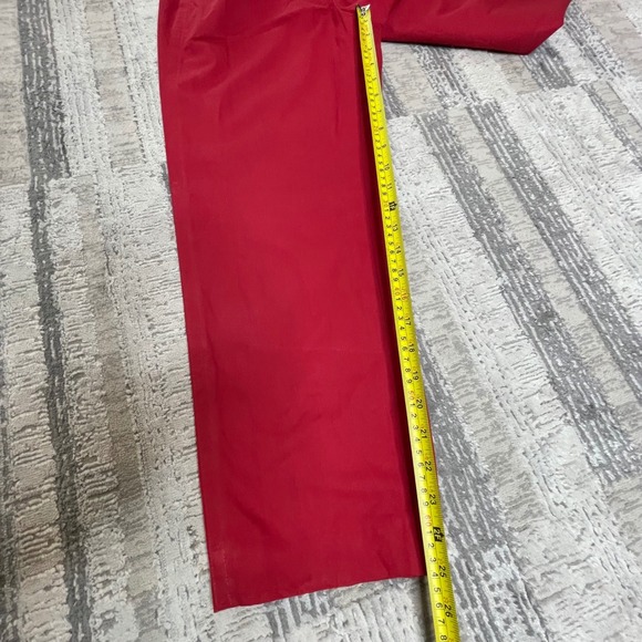 Vintage 80s MONDI West Germany Red High Waisted Pleated Trousers Womens 38 25x25 - Picture 12 of 15